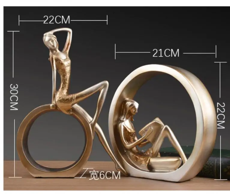 

Modern Abstract Art Resin Yoga Pose Statue Yoga girl / Lady Sculpture Different Poses Home Yoga Studio Decor Decorations