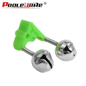 5 шт.лот, кормушка для морской рыбалки, чувствительный колокольчик, двойной наконечник для удочки, сигнализатор, аксессуары для рыболовных снастей, размер 50 мм, 8 г