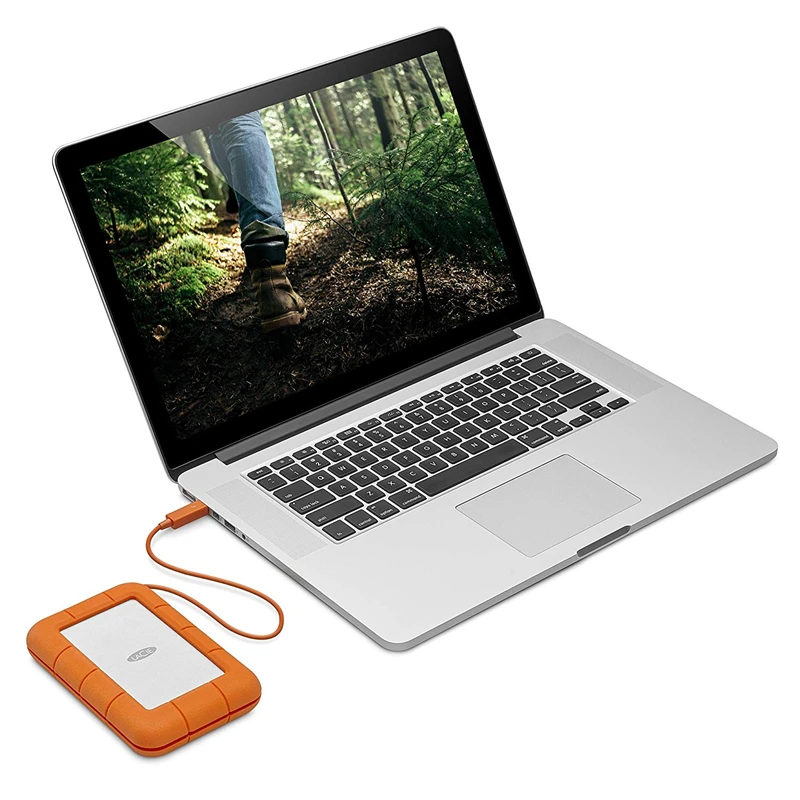 

Seagate LaCie Rugged 2TB 4TB 5TB Thunderbolt & USB 3.1 Type C Portable Hard Drive 2.5" External HDD for PC Laptop