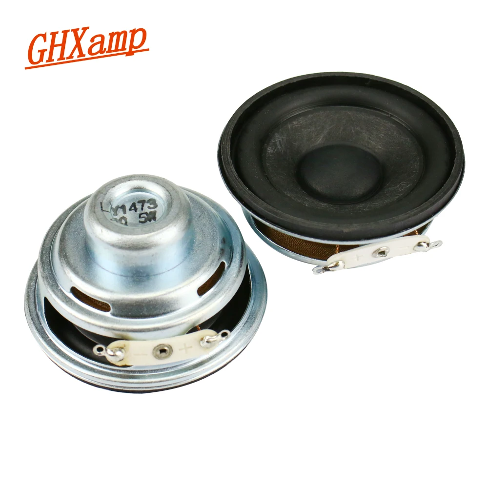 GHXAMP 2-дюймовый Полнодиапазонный динамик 4ohm 5 Вт Неодимовый шерстяной таз Bluetooth динамик DIY 52 мм полночастотный громкий динамик s 2 шт