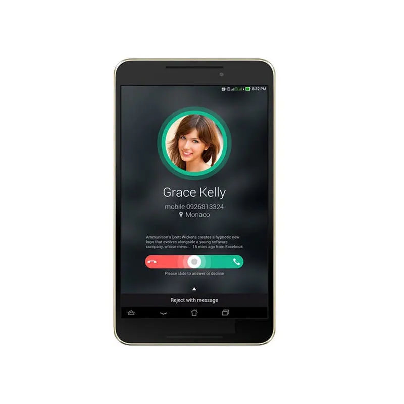 2 шт/пакет Защитная пленка для экрана с антибликовым покрытием HD защитная ASUS Fonepad 8