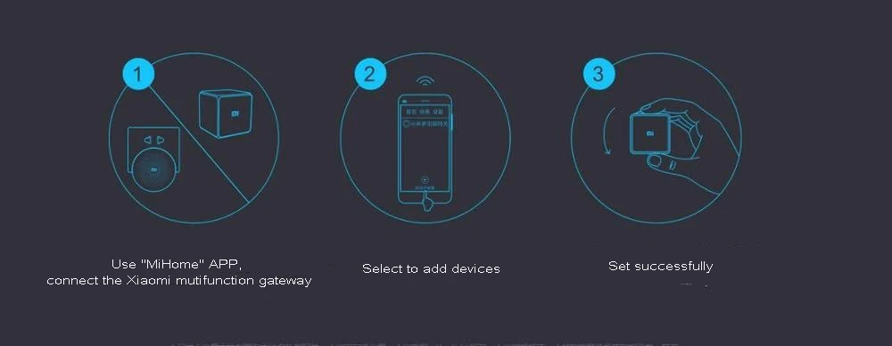 Aqara Magic Cube контроллер Zigbee версия контролируется шесть действия для умного дома работу устройства с mijia Smart Home приложение