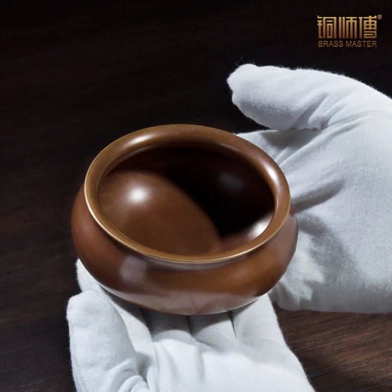 Brass Master Three Foot Round Censer Home Decoration Chinese Copper Buddhism Incense Burner Furnishing Articles Calming | Дом и сад