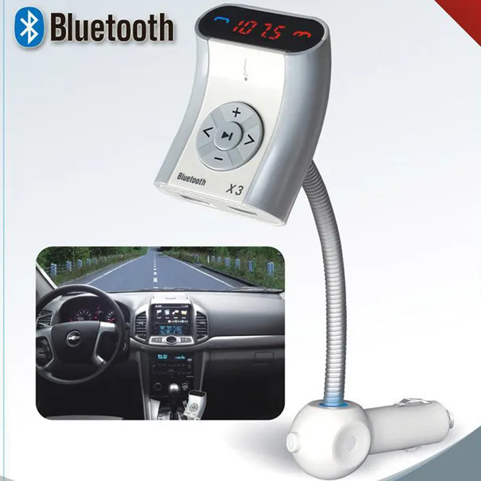 3 in 1 LCD Bluetooth Adapter Car MP3 Player Wireless FM Transmitter Kit Hands-free with USB SD car charger | Автомобили и