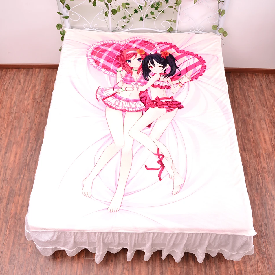

Japanese Anime Love Live Bedding Sheet Sexy Bedsheet Lovelive 3d Fitted Carpet Duvet Covers Quilt Flannel Mattress