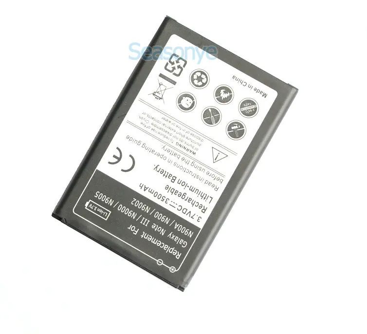 Запасная батарея Seasonye 3 шт./лот 3500 мАч B800BC / BE BU BZ для Samsung Galaxy Note III N9000 N900 N9002 N9006 N9008 |