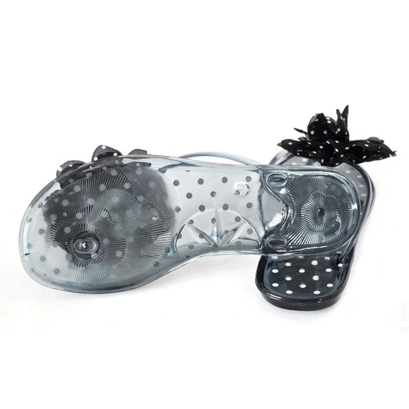 Женские шлепанцы на плоской подошве пляжные с милыми цветами Новинка лета