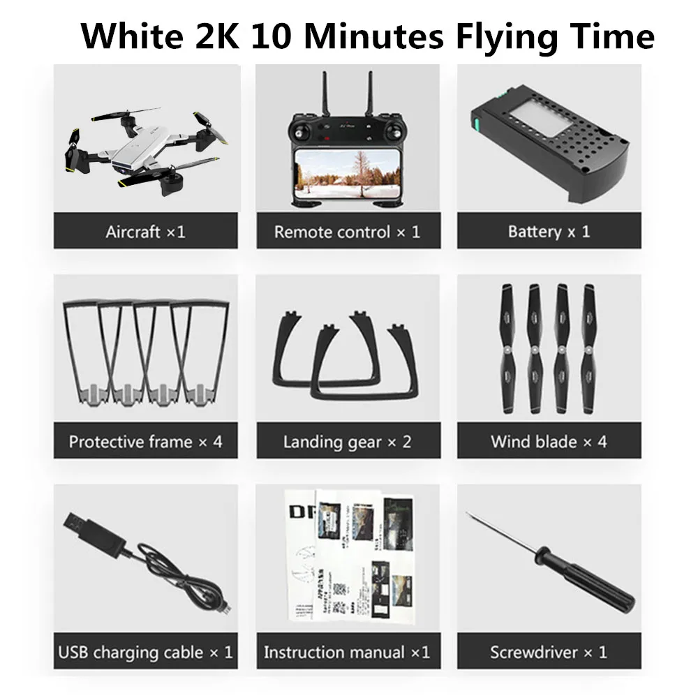 Черный SG700 Модернизированный складной Радиоуправляемый WiFi дроны FPV 2 K двойная камера Дрон режим следования приложение управление Квадрокоптер для подарка игрушечный Дрон 4 K - Цвет: Черный