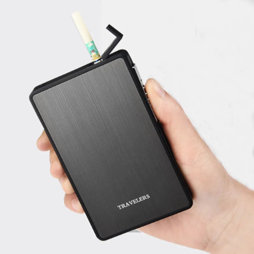 100 шт USB Зажигалка чехол для 16 сигарет с длиной 100 мм и диаметром 5 мм