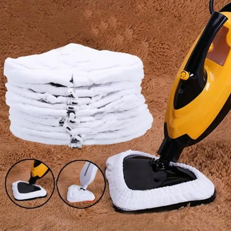 

Triangle Shape Steam Washable Mop Cloth Cover Microfiber Floor Cleaning Replacement Pads Waschbar Mopp Tuch Abdeckung Mikrofaser