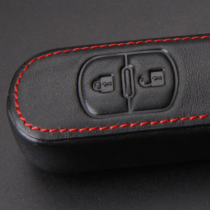 Прошитая вручную кожаная keypack для автомобилей ключ чехол MAZDA CX 3 MX 5 Mazda2 6 ATENZA 8 9 RX и