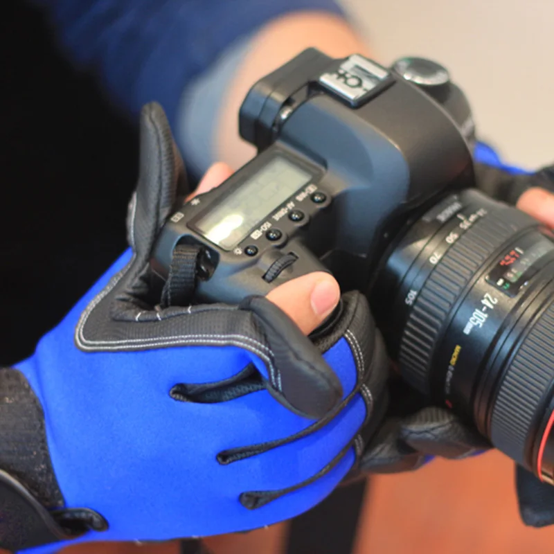 Неопреновые рыболовные перчатки 2 прорези полная стрельба пальцем Пешие