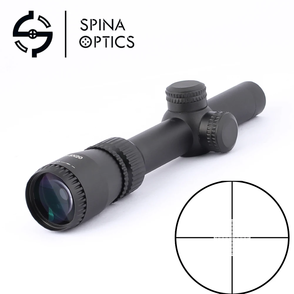 Спина оптика Tactica 1 5 5X20 прицел винтовки окулярный охотничий оптический для охоты