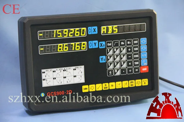 Продажа 2-осевой цифровой индикации DRO для токарно-фрезерный станок с высокой