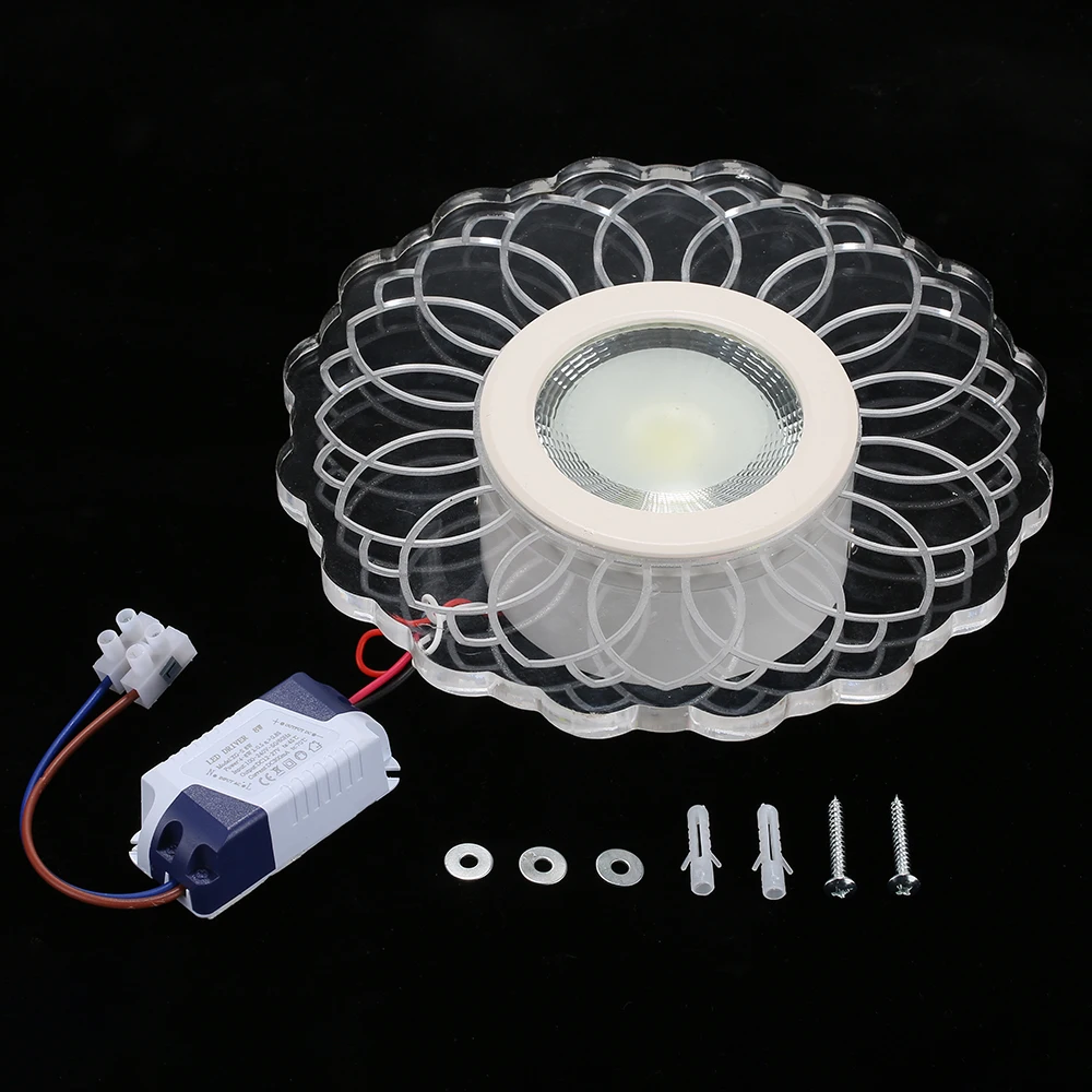 8 Вт 110/220 в светодиодный потолочный светильник на базе COB SMD2835 640LM RGB крыльцо лампа