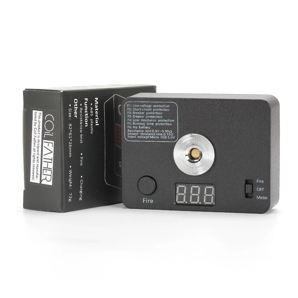 Coil Father Digital 521 Tab Mini V3 Ohm Meter Reader проволочная катушка DIY инструмент для RBA RDA атомайзер