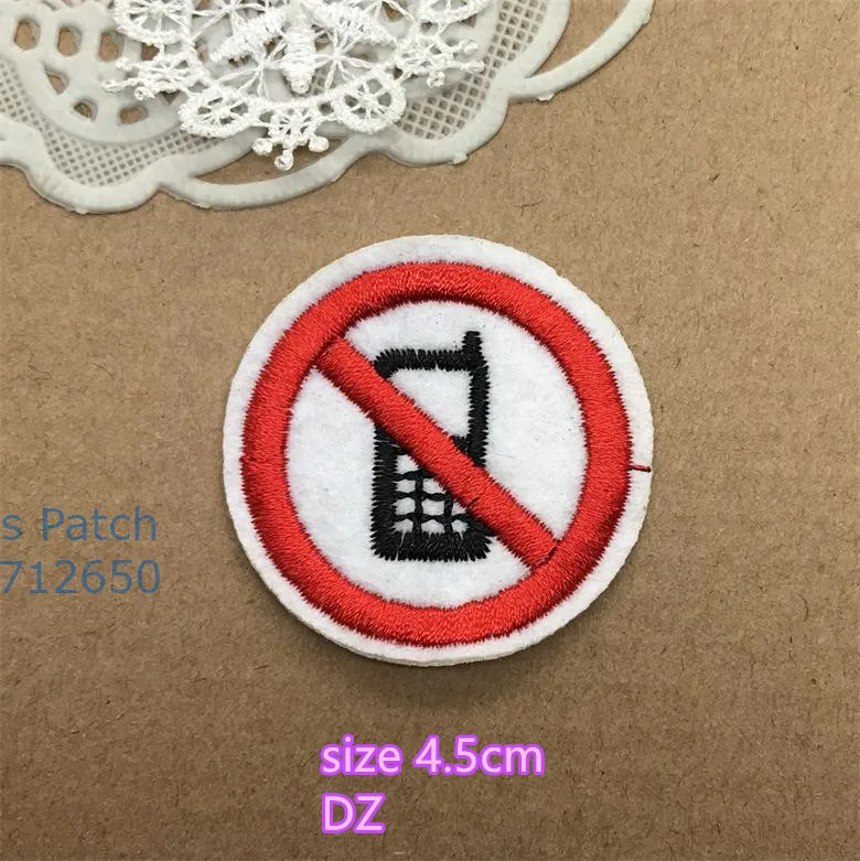 Free Shipping 10 pcs New arrival Direction Sign Note Flash Embroidered patches iron on badge Motif Applique fabric accessory | Дом и сад