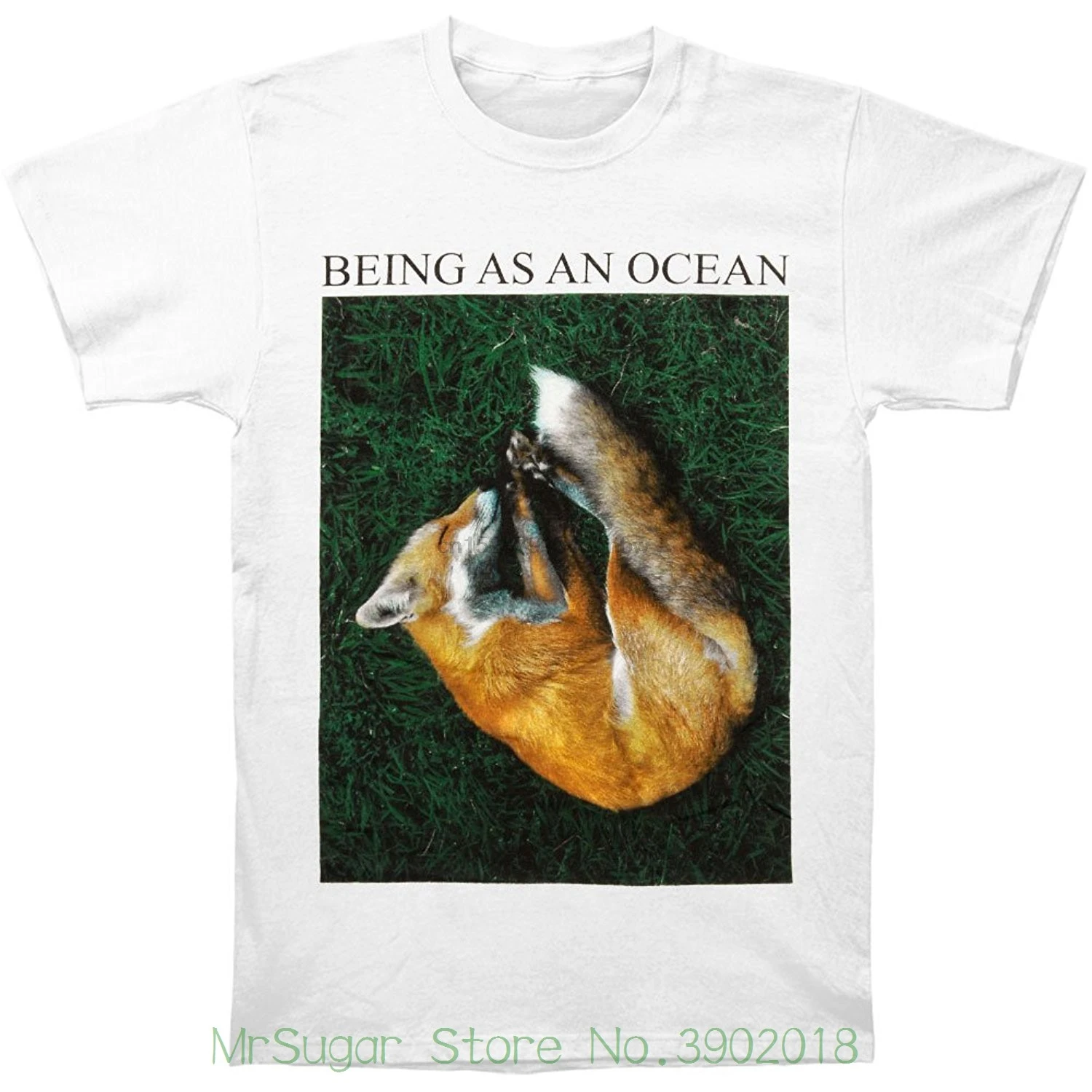 Being As An Ocean Мужская футболка для сна белая уникальная хлопковая с короткими