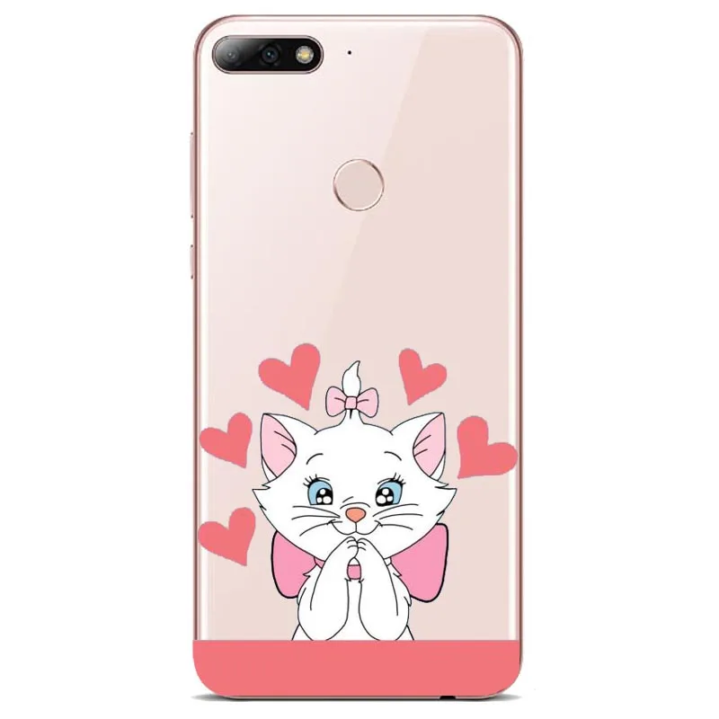 Чехол для телефона с рисунком &quotКоты-аристократы&quot Мари коты P8 LITE 2017 P9 P10 P20L P20Plus