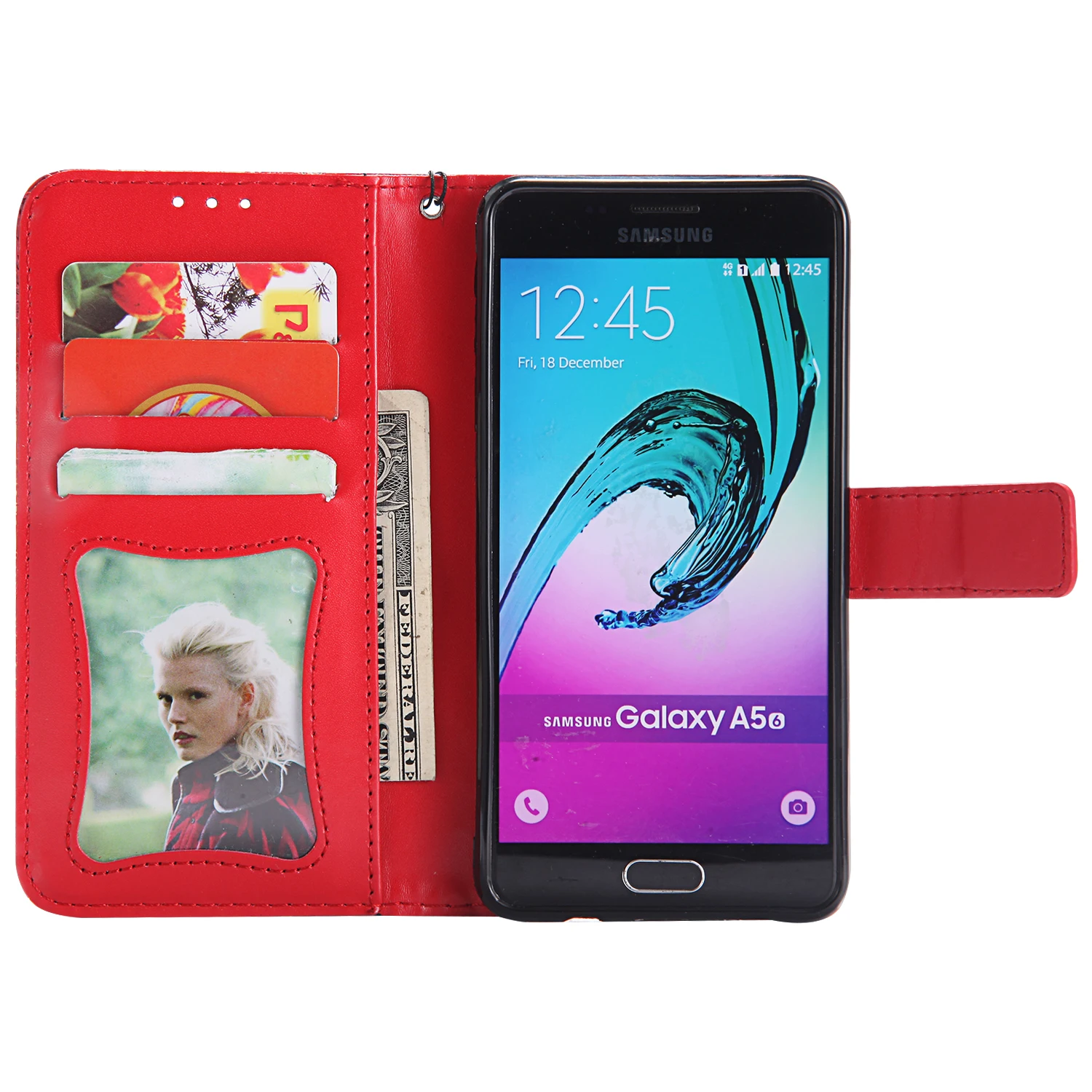 Чехол с откидной крышкой для Samsung Galaxy A5 2016 A510 чехол телефона A56 кошельком и кожаным