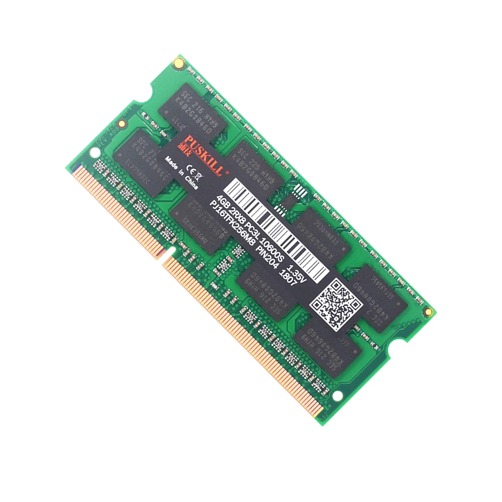 Память ноутбука DDR3 4GB 1333MHz PC3L 204Pin 1 35 V без ECC RAM | Компьютеры и офис