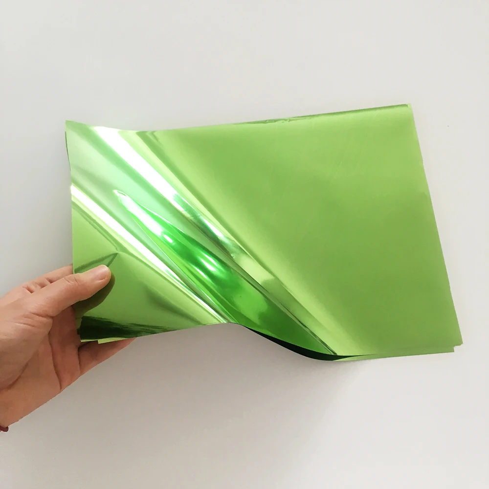 Myfoils A4 50 листов/пакет зеленая фольга по бумаге горячее тиснение фольгой лазерный