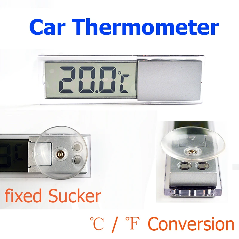 Цифровой автомобильный термометр TEHOTECH измеритель температуры ЖК дисплей тип