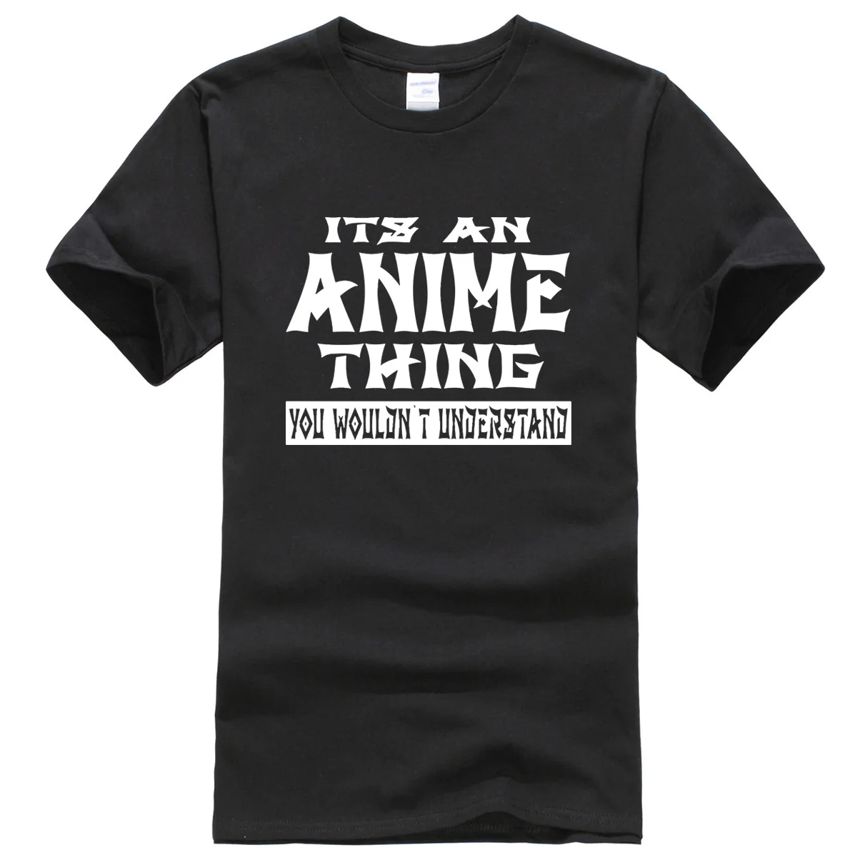 Футболка 2019 с буквенным принтом It's An Anime Thing You't надеемся мужские футболки хип