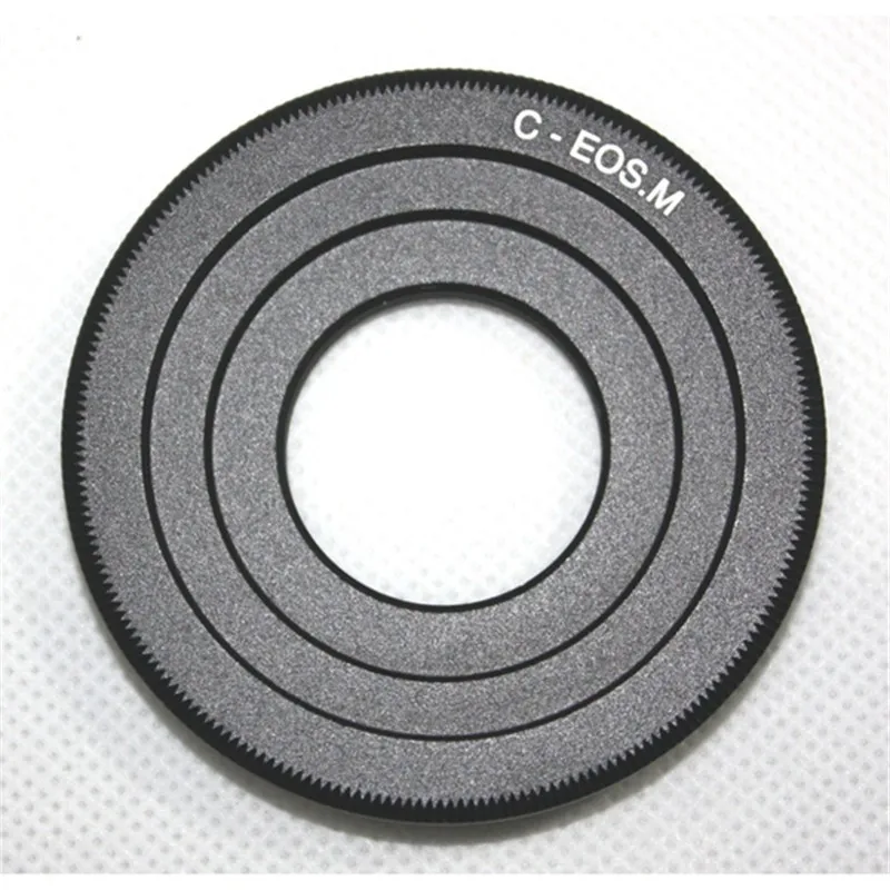 Бесплатная доставка черное кольцо адаптер для объектива камеры Canon EOS M M2 M3 с c