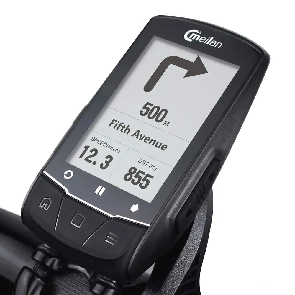 Meilan gps навигация велосипед компьютер M1 Велоспорт Bluetooth спидометр (SETB с монитором