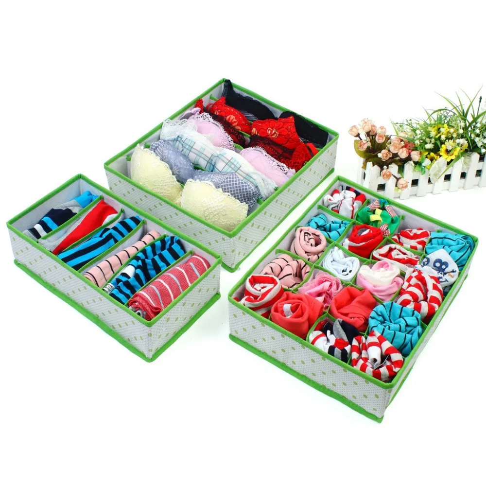 3 шт./набор складные Органайзеры для хранения нижнего белья|bag booth|pattern shoulder bagbag design