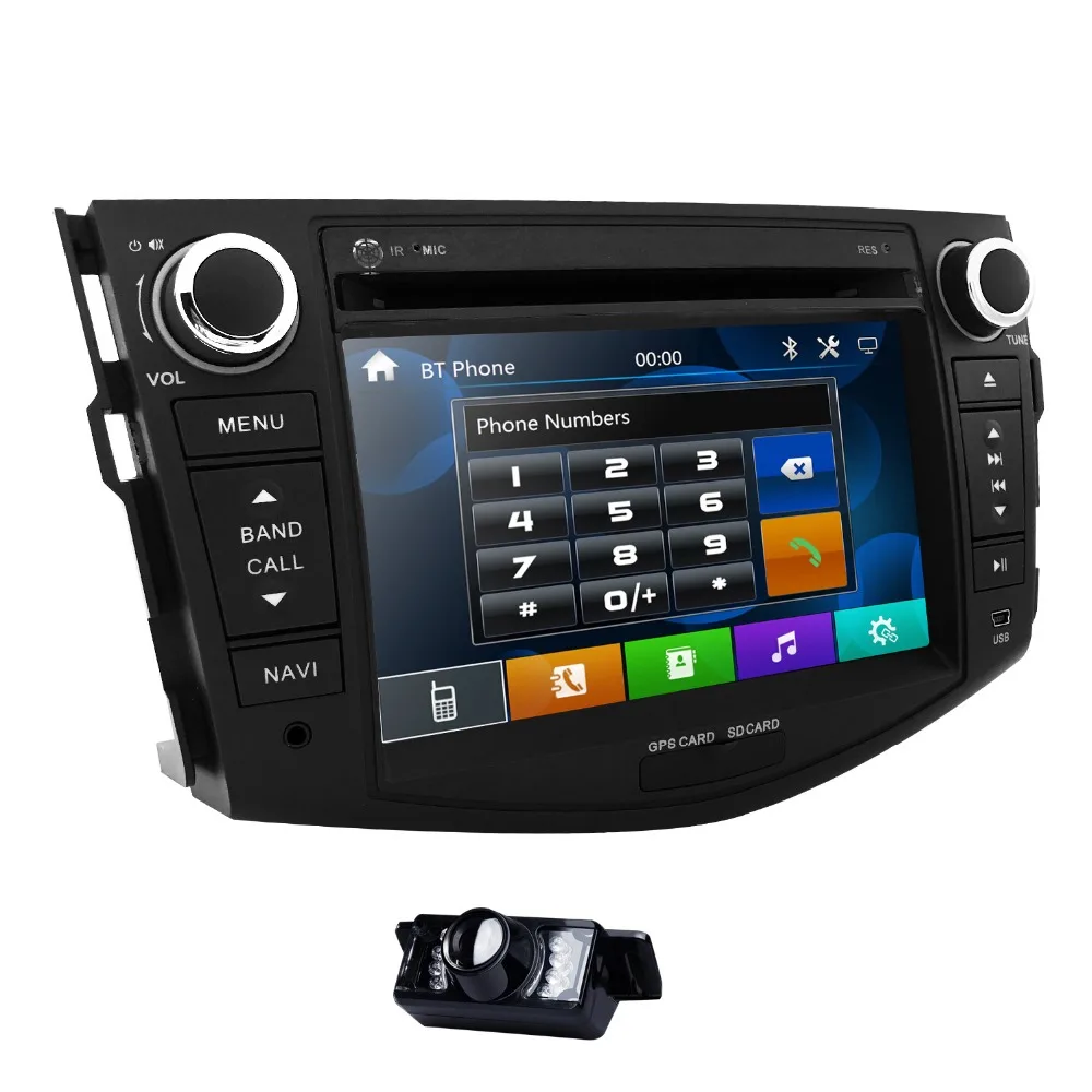 7 &quot2 Din Автомобильный мультимедийный DVD для Toyota Previa RAV 4 RAV4 2006 2007 2008 2009 2010 2011 2012