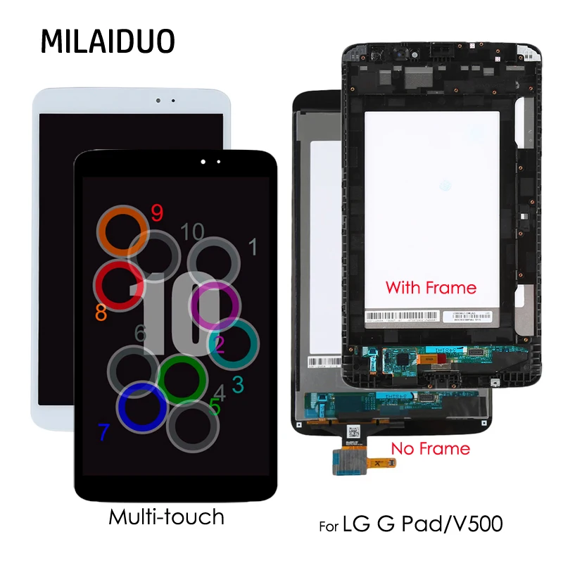 8 3 ''ЖК-дисплей для LG G Pad V500 Wi-Fi/3g версия Multi-touch ЖК-дисплей Дисплей Сенсорный
