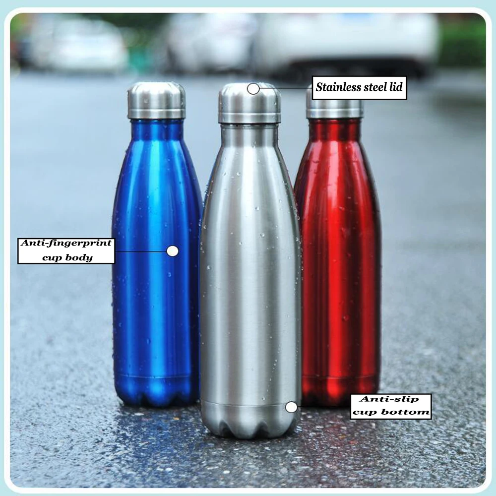 500 мл вакуумная фляга термос Расширительная бутылка для воды Термокружка