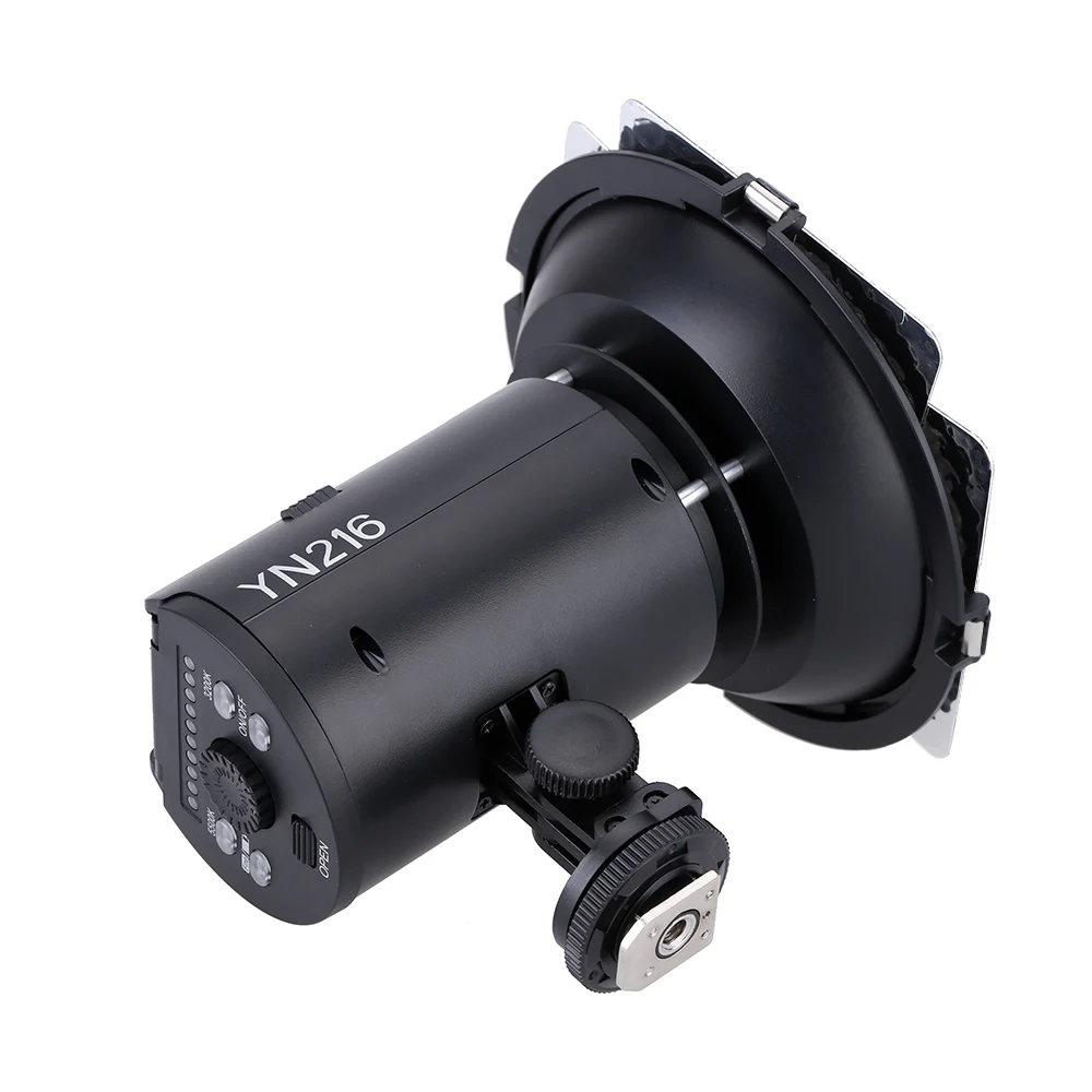 YONGNUO YN216 3200K-5500K Светодиодная лампа для видеосъемки с 4 цветными пластинами