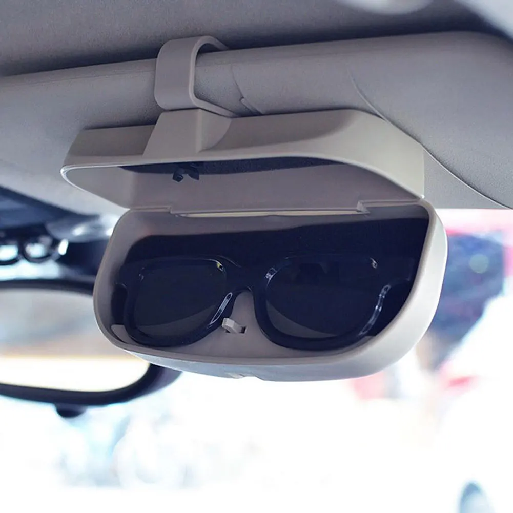 Солнцезащитный козырек Чехол для очков держатель коробка хранения