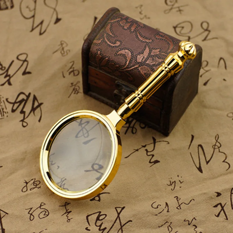 Карманная Лупа подарок для детей прямое стекло чтения ручная лупа инструмент