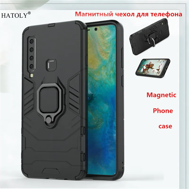 Чехол для Samsung Galaxy A9s с магнитным кольцом держатель телефона чехол A9 2018 подставка