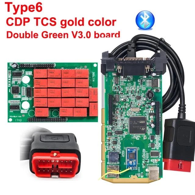 5 шт./лот Multidiag Pro as CDP TCS bluetooth,00 keygn программное обеспечение для автомобилей грузовиков OBD2 автоматический сканер OBDII диагностический инструмент - Цвет: Gold CDP TCS NO BT