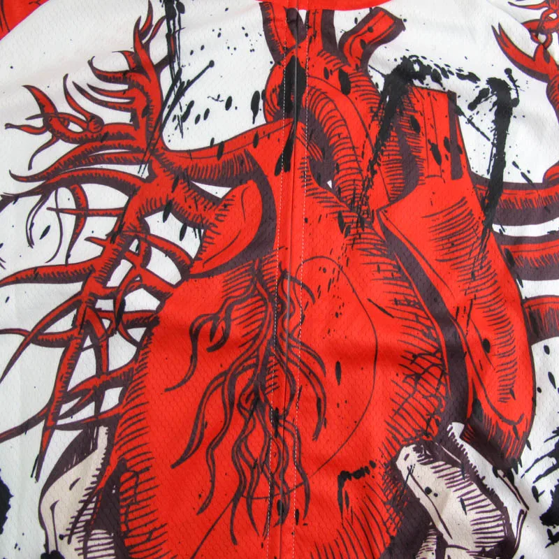 Новинка 2017 года рубашки для велоспорта с сердцем Ropa Ciclismo велосипедная одежда