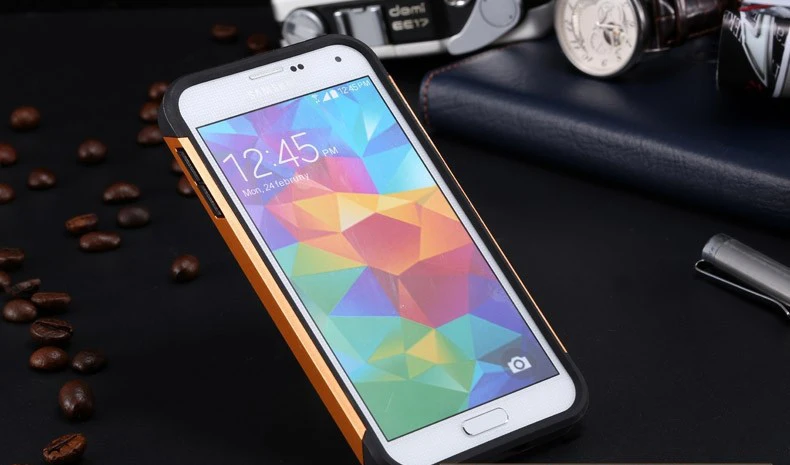 S5 i9600 Case Прохладный Броня Ударопрочный Двухслойный Силиконовые Футляр Вернуться