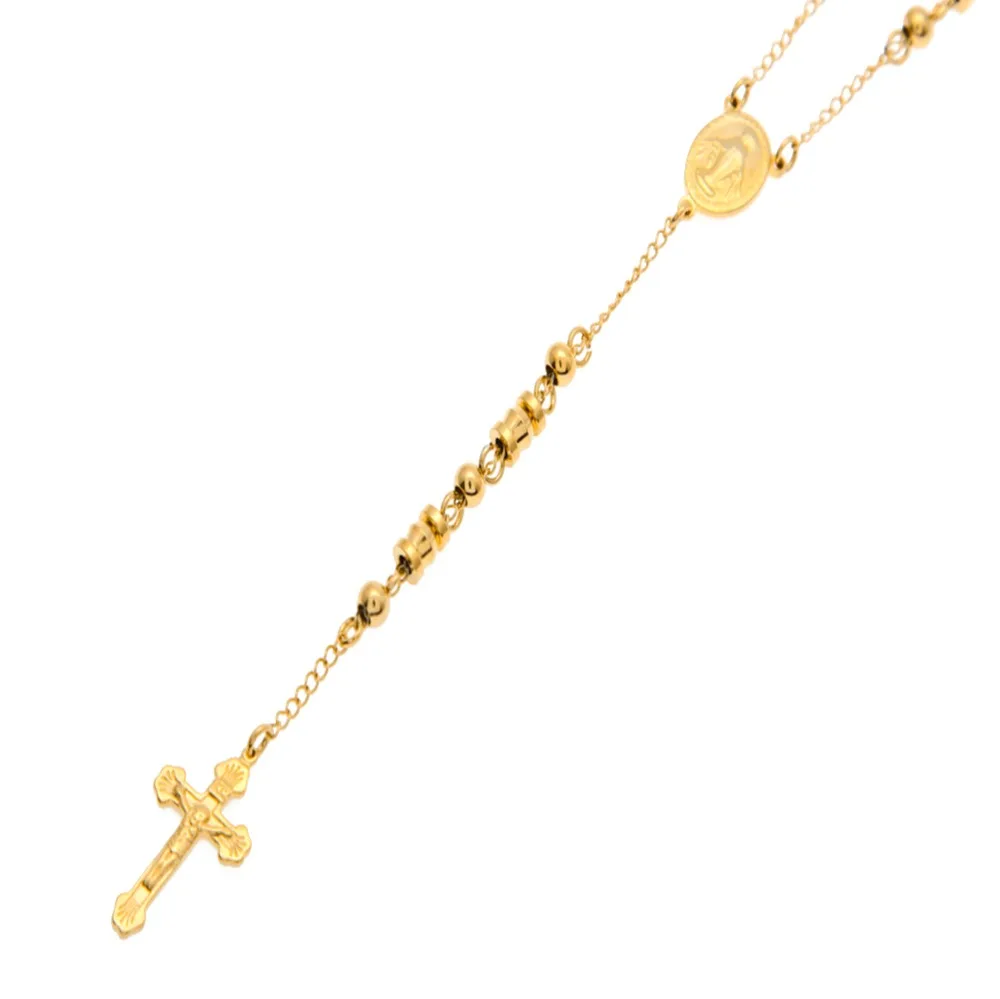 Men Women Catholic Christ Rosary Bead Cross Pendant New Fashion Jesus Rope Necklace | Украшения и аксессуары