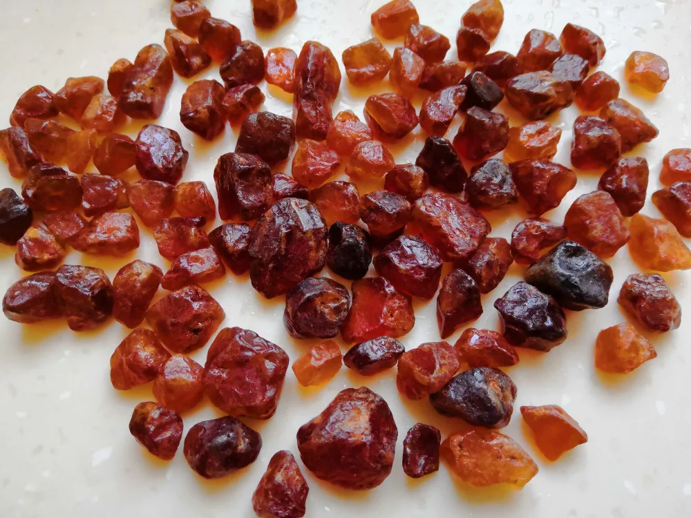 Грубый гранат-апельсин гранат CRYSTALS-100CT оптовая продажа | Дом и сад