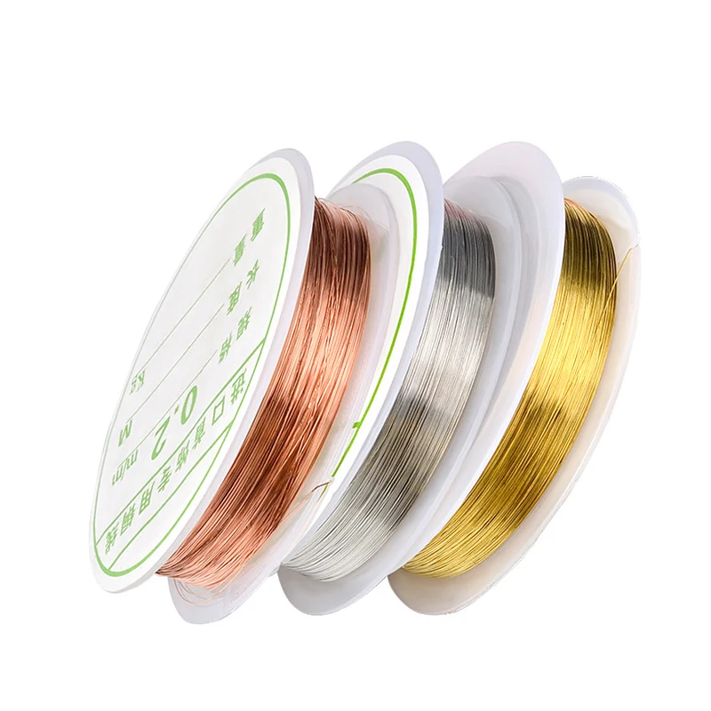 20 м/рулон металлическая проволока для украшения ногтей | Красота и здоровье