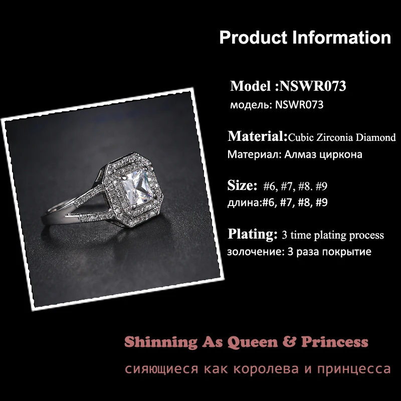 2017 модное синее мужское кольцо с камнем двухрядным кластером зеленые