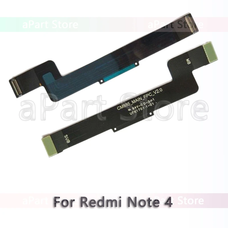 Главный гибкий кабель FPC для Xiaomi Redmi Note 2 3 4 4a 4x 4C Pro основная материнская плата ЖК