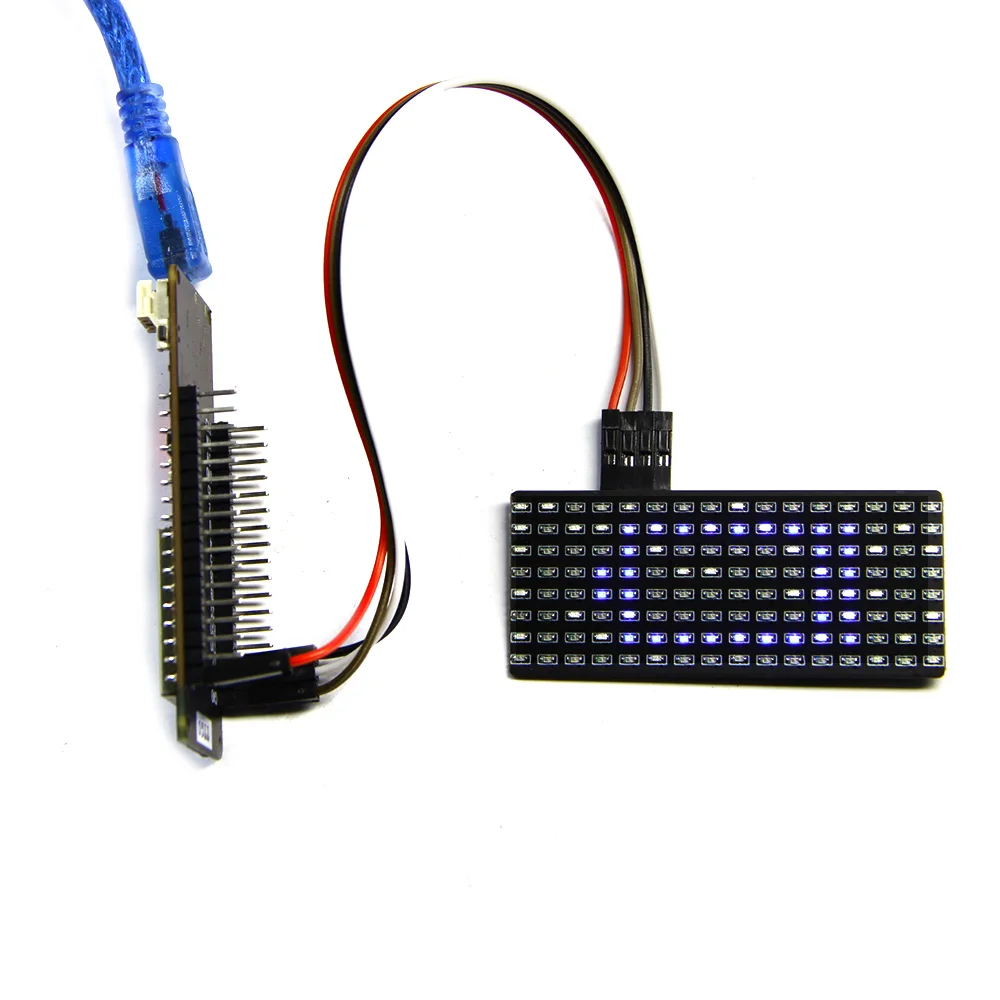 Выражение Панель синий светодиодный табло для ESP32 ESP8266 arduino mircobit | Электроника