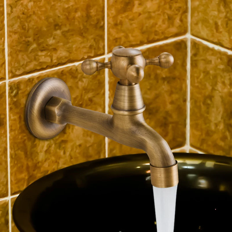 Good art mop pool all faucet copper single small antique tap 45 extension |
