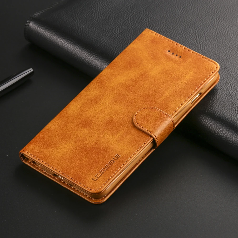 Роскошный кожаный флип чехол для iPhone 6 6s плюс Чехол Мягкий силиконовый держатель