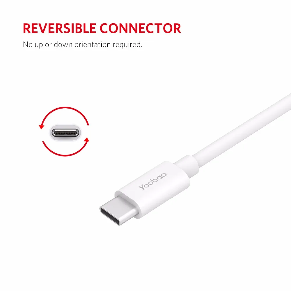 Yoobao YBCA3 usb type C 3 1 кабель для зарядки и передачи данных 3A линия сотового телефона